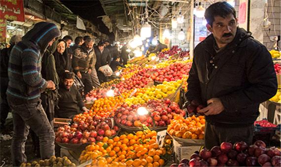 بازار راکد میوه یزد در انتظار بازار شب عید