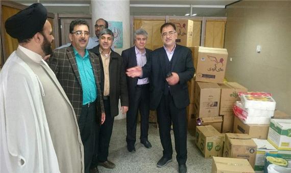 پنج تن کمک های پرسنل بیمارستان رهنمون یزد برای سیلزدگان ارسال شد
