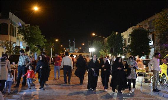 گزارش تصویری جشنواره شب‌های عید رمضان با برنامه‌های متنوع فرهنگی و ورزشی در خیابان قیام یزد