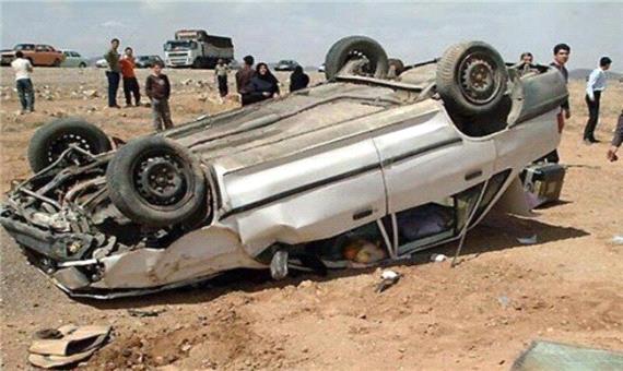 6  افغان بر  اثر واژگونی خودرو در مهریز زخمی شدند