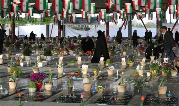 پایان عملیات سامان‌دهی 7 گلزار شهدا در یزد
